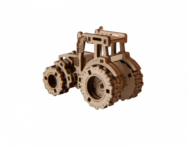 Drewniane Miasto 3D puzzle Superszybki Traktor