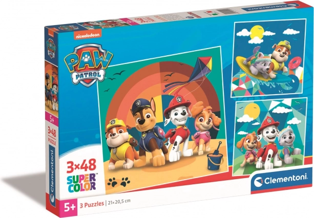 Puzzle Psi Patrol 3x48 elementów