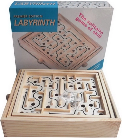 Drewniana gra Labirynt