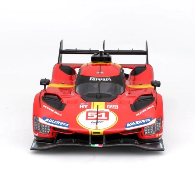 Bburago 1:24 Ferrari Wyścigi - 499P LMH - Czerwony #51