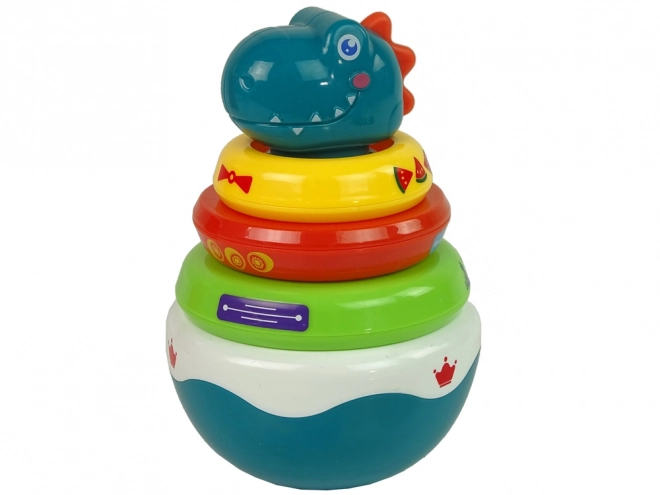 Grzechotka Bubble Dragon Kolorowe Obręcze