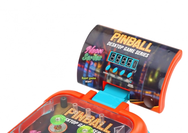 Gra w pinballa z LED światłami i dźwiękami na zręczność
