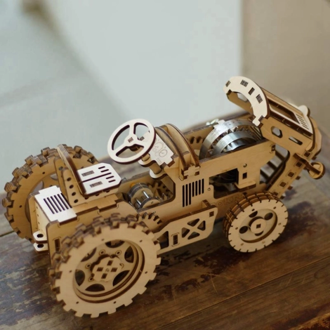 RoboTime 3D drewniane mechaniczne puzzle Traktor