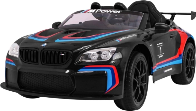 Elektryczny samochodzik BMW M6 GT3 dla dzieci – czarny