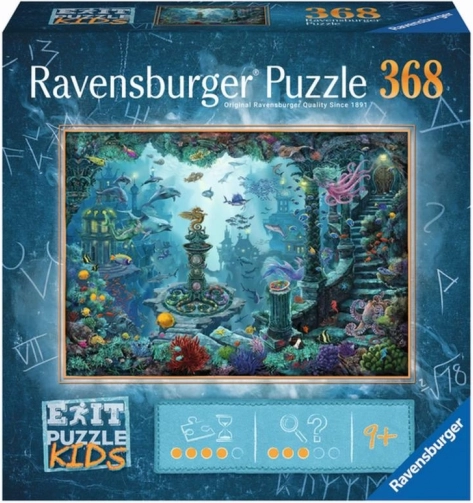 Ravensburger puzzle ucieczkowe Kids Zatlantyda Atlantyda 368 elementów