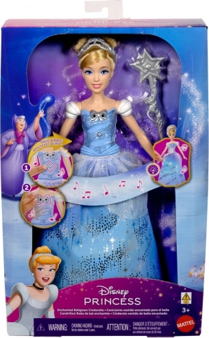 Disney Księżniczka Kopciuszek – magiczna balowa suknia ze światłami i dźwiękami