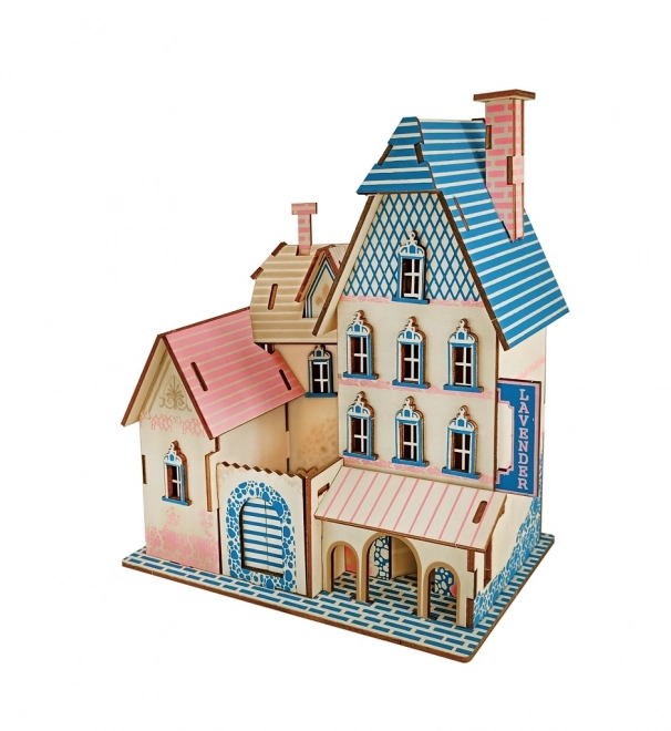 Woodcraft Drewniane 3D puzzle Willa PACA