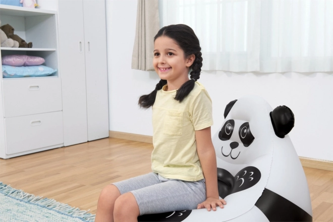 Dmuchane krzesło panda