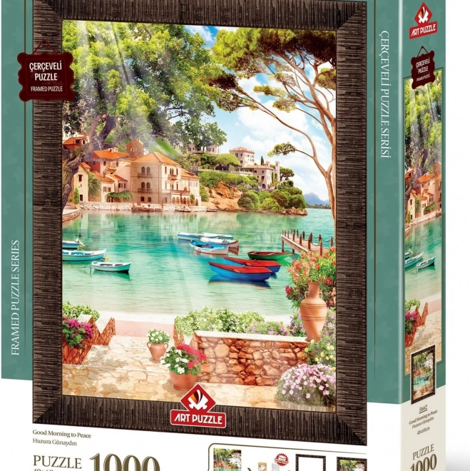 Puzzle z ramką i klejem Dobre rano 1000 elementów