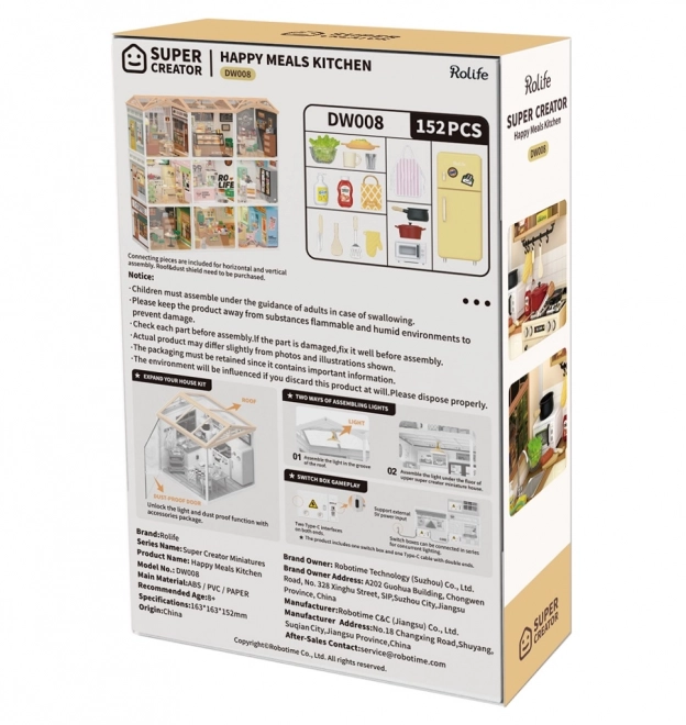 RoboTime miniatura domku Kuchnia Happy Meals