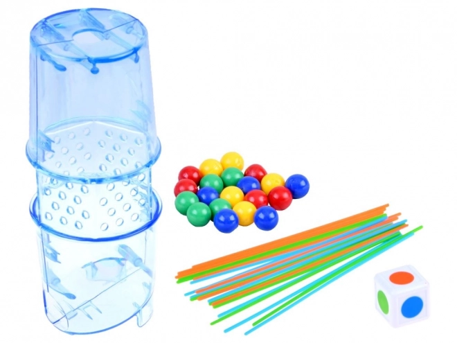Zręcznościowa gra Trick Stick spadające kulki