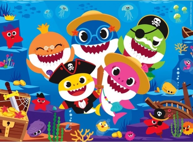 Clementoni wodna układanka Baby Shark 15 elementów