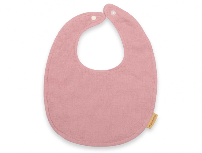 Muslinowy śliniak New Baby różowy