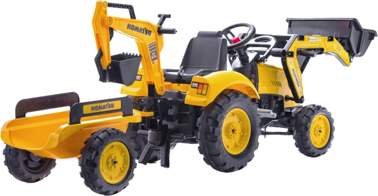 Funkcyjna przednia łyżka i tylna koparka