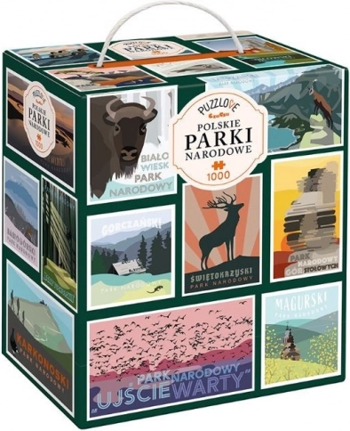 Puzzle Puzzlove Polskie Parki Narodowe 1000 elementów