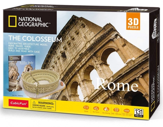 3D puzzle CubicFun Narodowe Geograficzne Koloseum 131 elementów