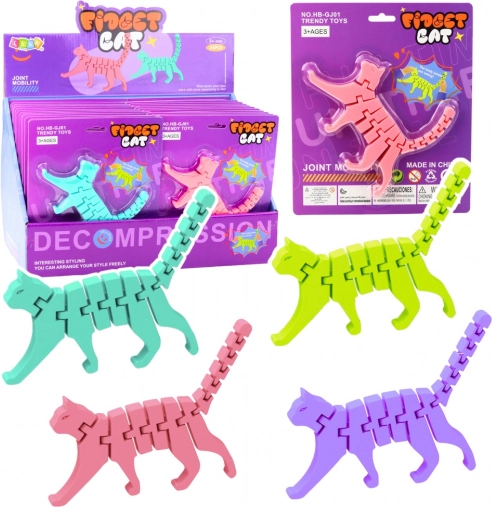 Puzzle Kot Fidget 3D Układanka