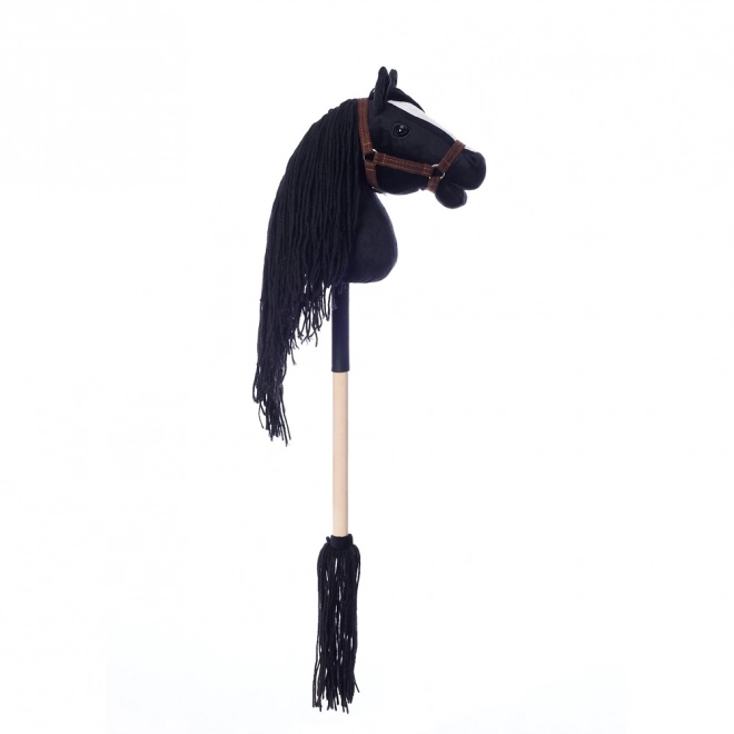 HOPPIHORSE koń na kiju hobby horse rozmiar A4 czarny