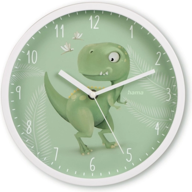 Dziecięcy zegar ścienny Dino 25 cm