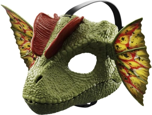 Maska Dilophosaurus Jurassic World z dźwiękami i efektem wodnym