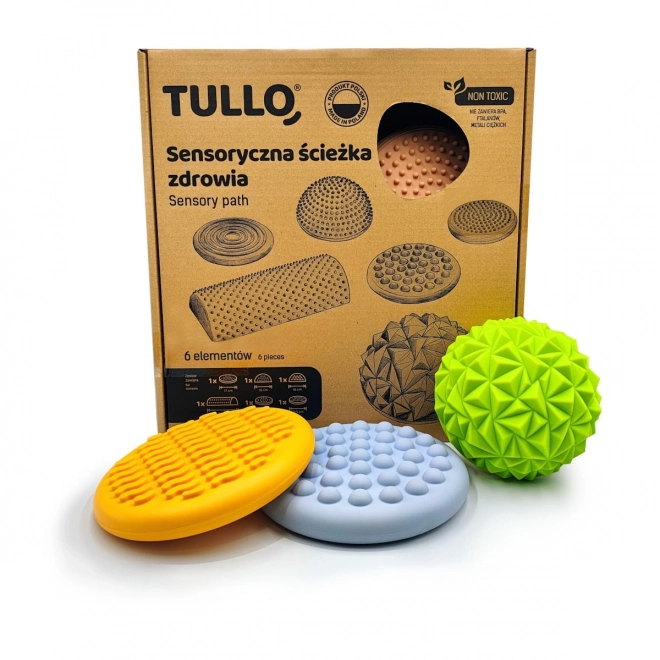 Tullo Pastelowa ścieżka sensoryczna 6 elementów.