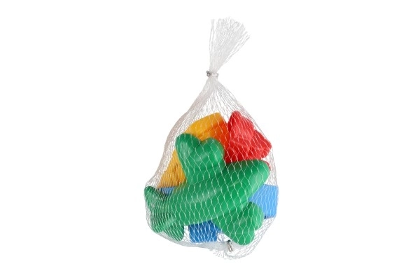 Foremki Babki do piasku 4szt. plastikowe pojazdy w siatce 12m+
