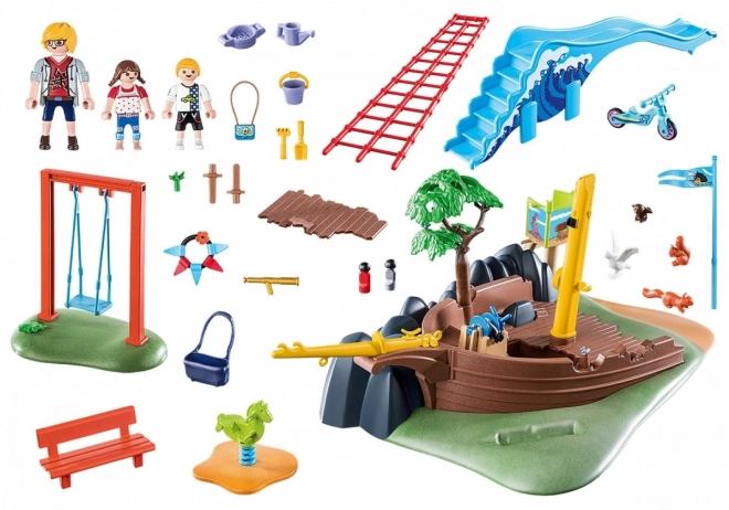 PLAYMOBIL® City Life 70741 Plac zabaw z wrakiem statku