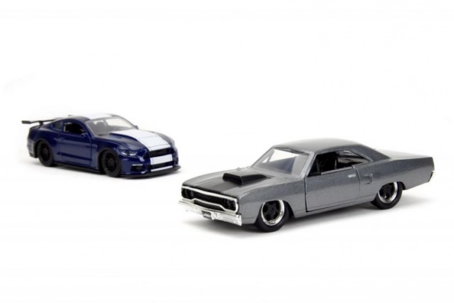 Zestaw 2 modele samochodów Ford Mustang GT350 i Plymouth Road Runner z serii Szybcy i Wściekli