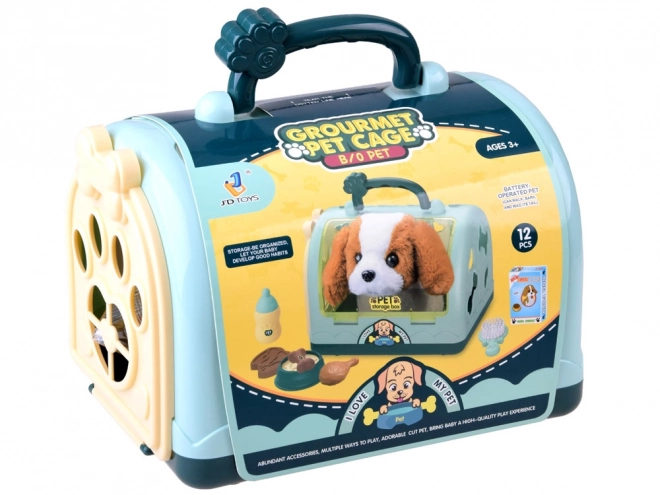 Interaktywny piesek Beagle z wyposażeniem