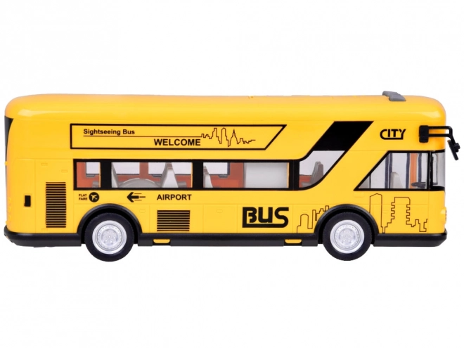 Żółty autobus party dźwięki otwierania drzwi światła muzyka ZA5222