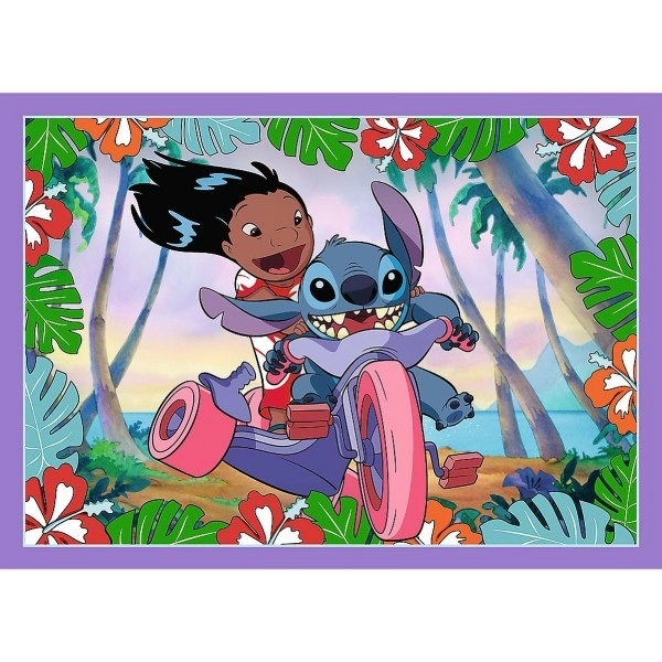 Puzzle Lilo & Stitch 4w1 Szalony dzień Trefl