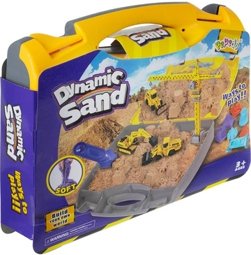 Walizka, która zmienia się w piaskownicę