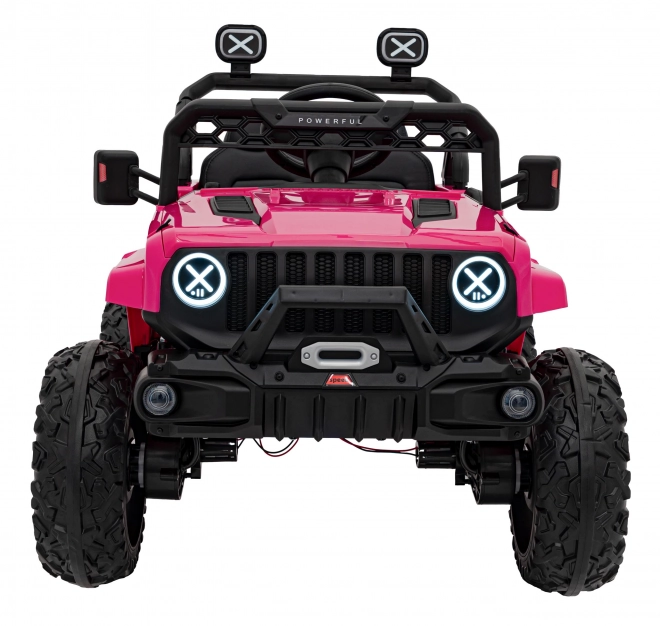 Off Road różowy dziecięcy samochód elektryczny