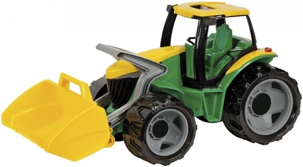 Dziecięcy traktor z łyżką Zielono-Żółty
