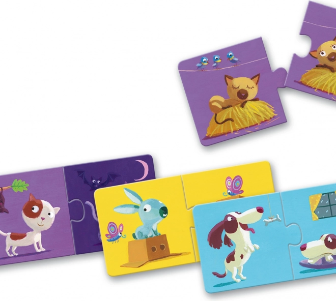 DJECO Duo puzzle Przeciwieństwa