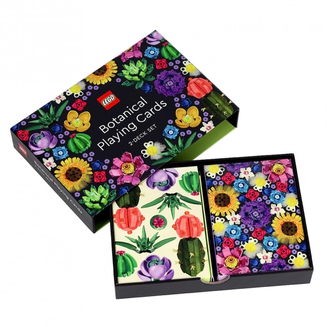 Botaniczne karty do gry LEGO od Chronicle Books