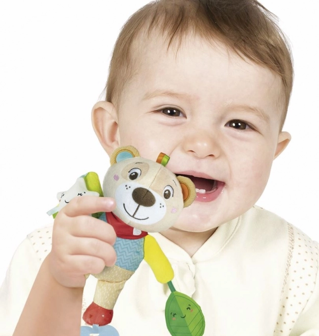 Pluszowy miś z klipsem Clementoni Baby