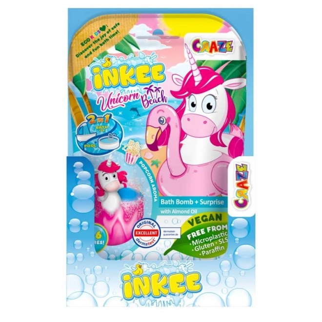 Musująca bomba do kąpieli z niespodzianką Unicorn beach