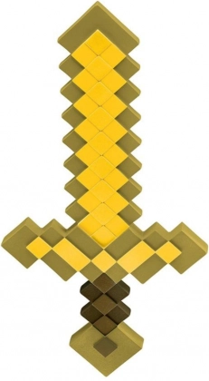 złoty miecz Minecraft dla dzieci 52 cm