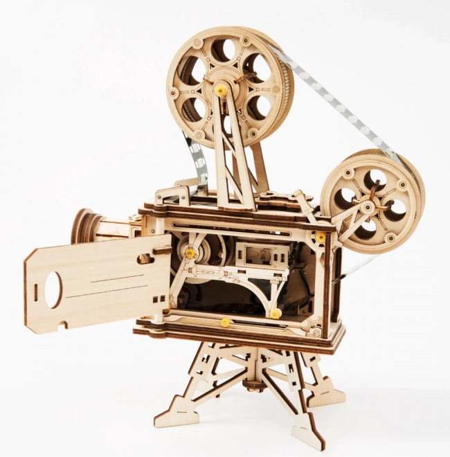RoboTime 3D drewniane mechaniczne puzzle Filmowy projektor