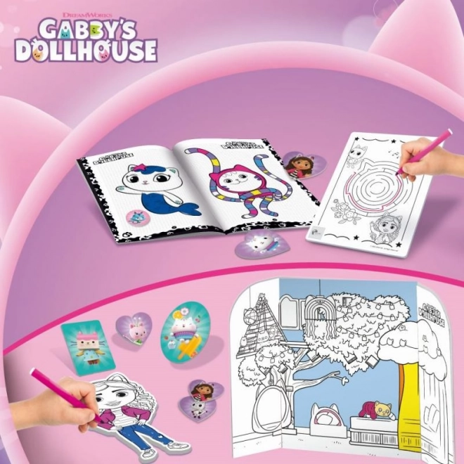 Plecak Gabby's Dollhouse z kreatywnym zestawem