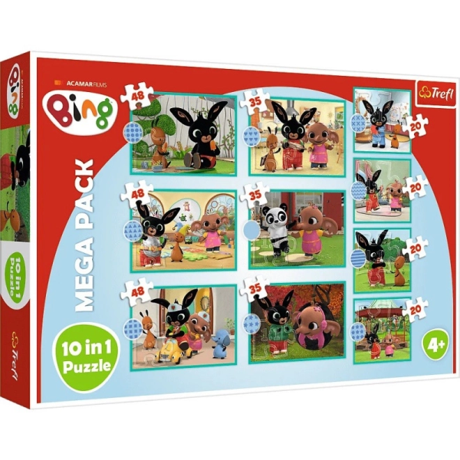 Kolorowe i różnorodne puzzle