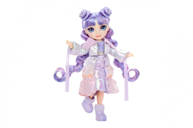 Modowa lalka Rainbow High na zimę - Violet (Fioletowa) TV