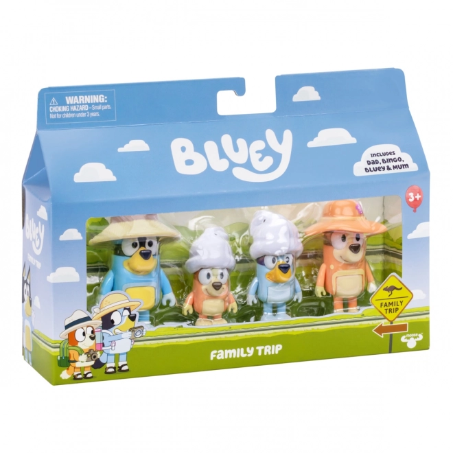 Figurki Bluey Wycieczka Rodzinna