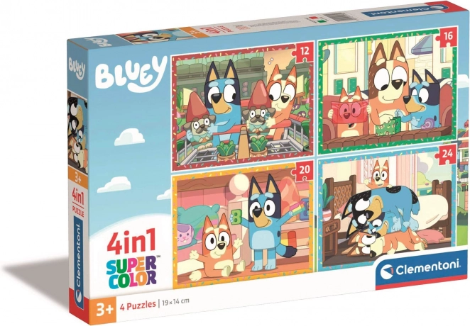 Puzzle 4 w 1 Bluey