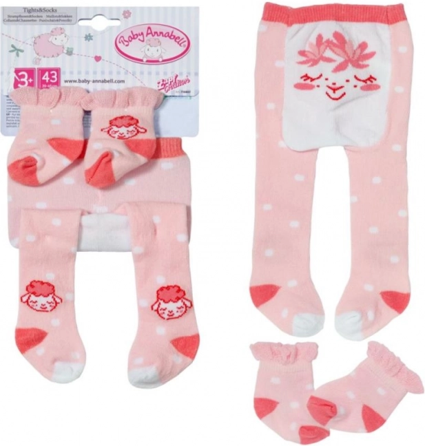 Rajstopy i skarpetki Baby Annabell 43 cm, 2 wzory