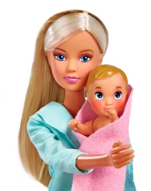 Laleczka Steffi Dziecięca lekarka i dziecko