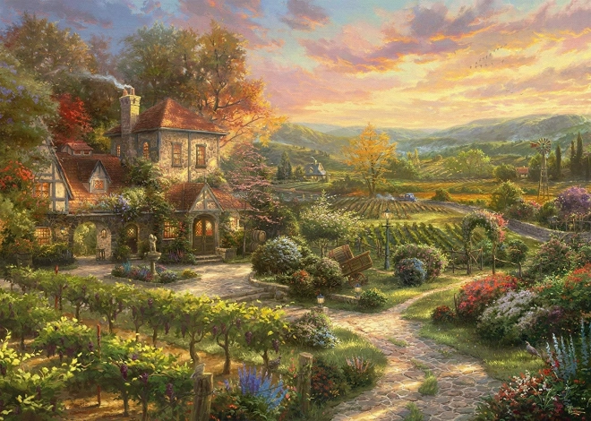 Schmidt puzzle Dom wokół winnicy 2000 elementów