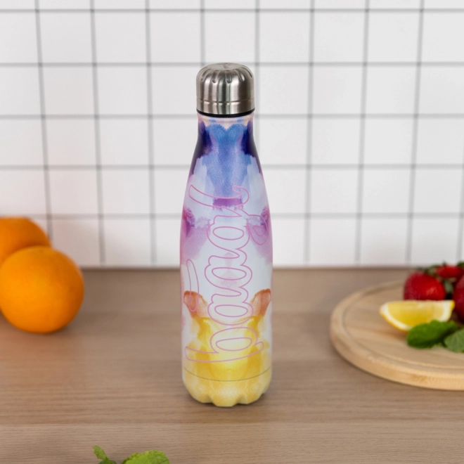 Termobutelka z metalową nakrętką Malowanie 500 ml
