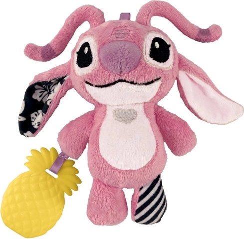 Pluszowa grzechotka z uchwytem Stitch Angel